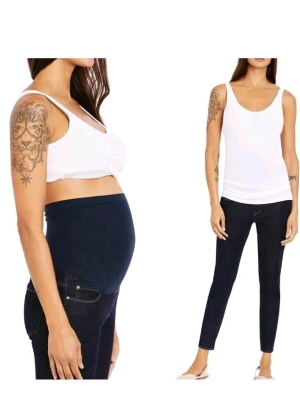 Articles of Society Skinny Maternity Jeans Sz 28 Or 30 CARSON CITY Dark Blue NWT